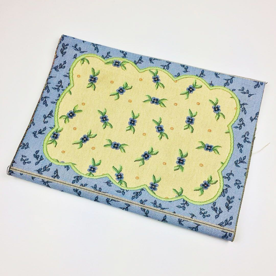 Pfaltzgraff Summer Breeze Crafters Unfinished Tapestry Placemat Fabric 4 Pieces