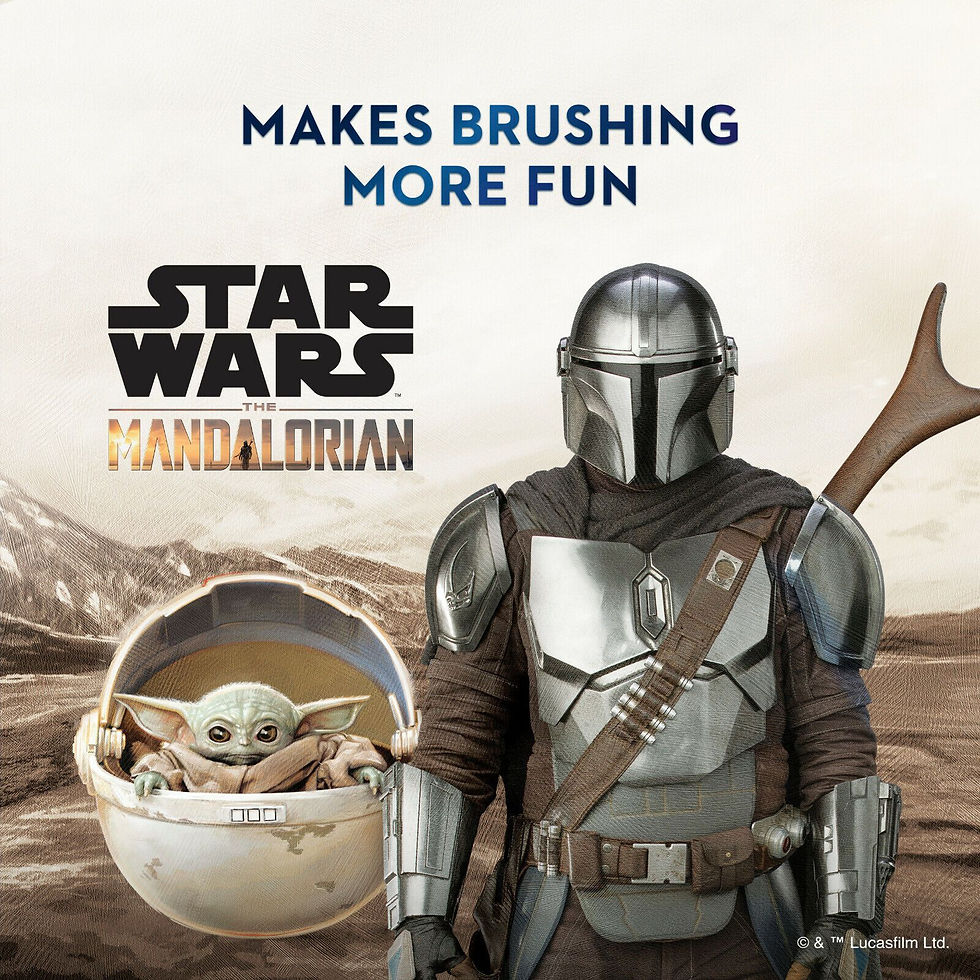 Thumbnail: Crest Oral-B Kids Star Wars The Mandalorian Toothpaste Limited Edition Gift Set