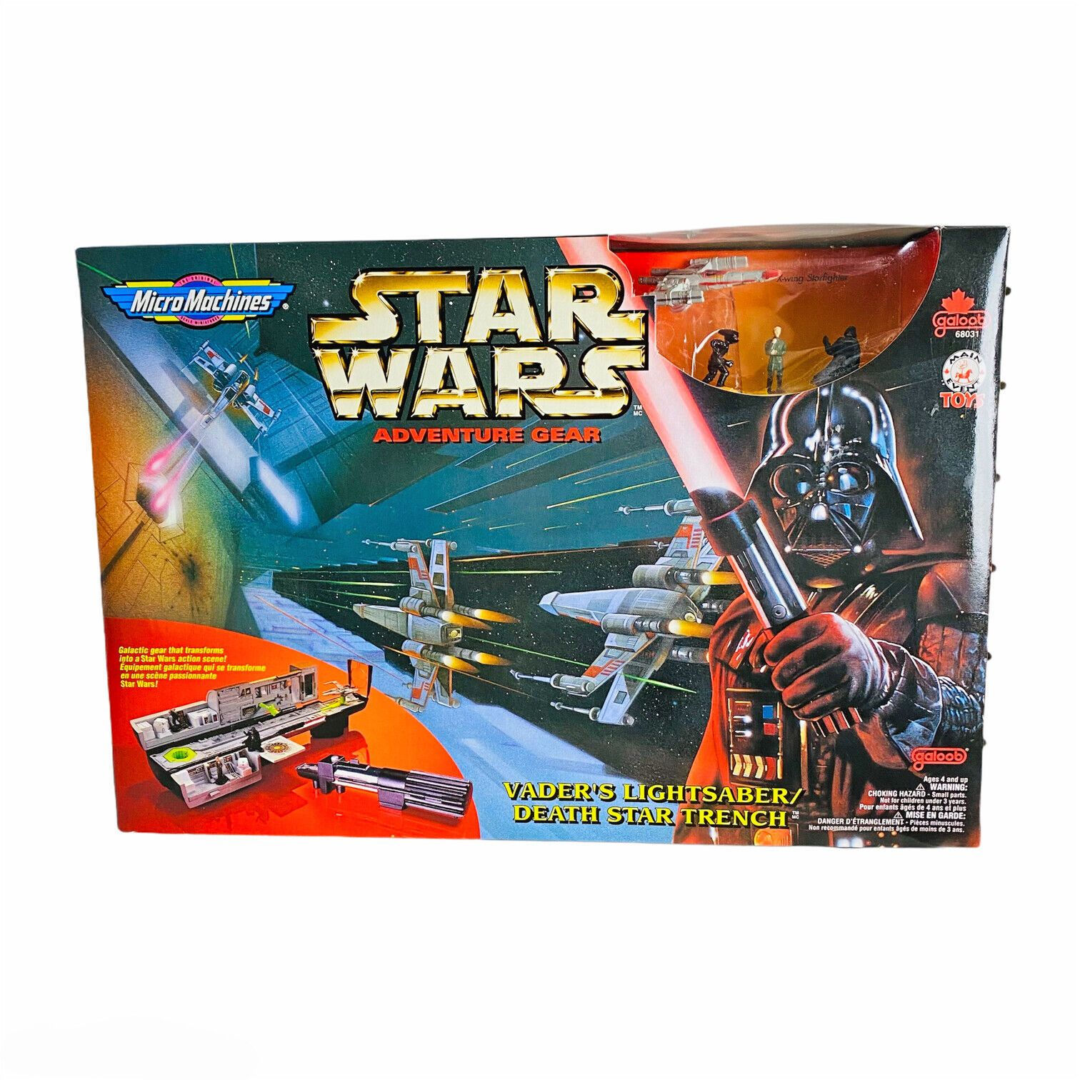 Star Wars Micro Machines Darth Vader's Lightsaber Death Star Trench Galoob 1996