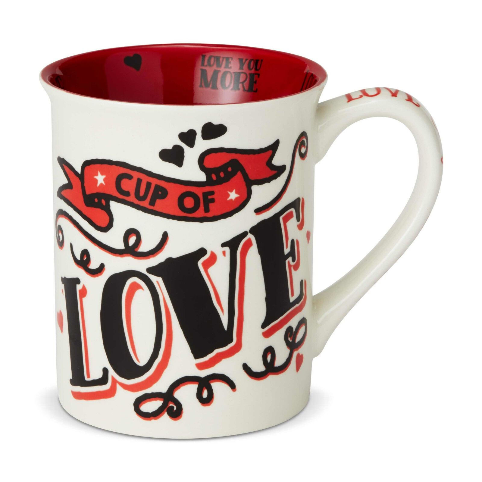 Cup of Love ~ All You Need is Love & Coffee Valentine's Day Stoneware 16oz Mug