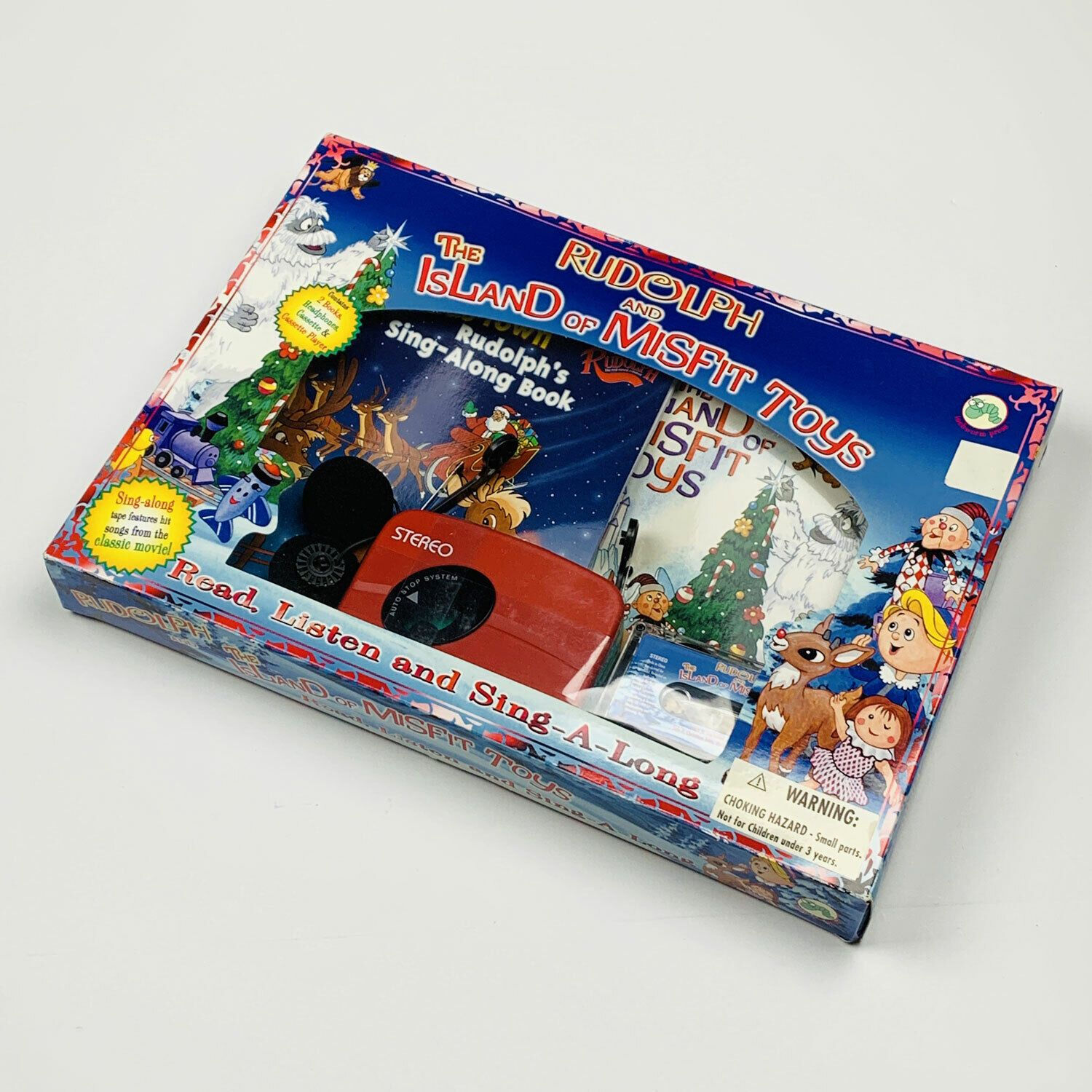 1999 CVS Rudolph & Island of Misfit Toys Read Listen Sing-A-Long Books Cassette