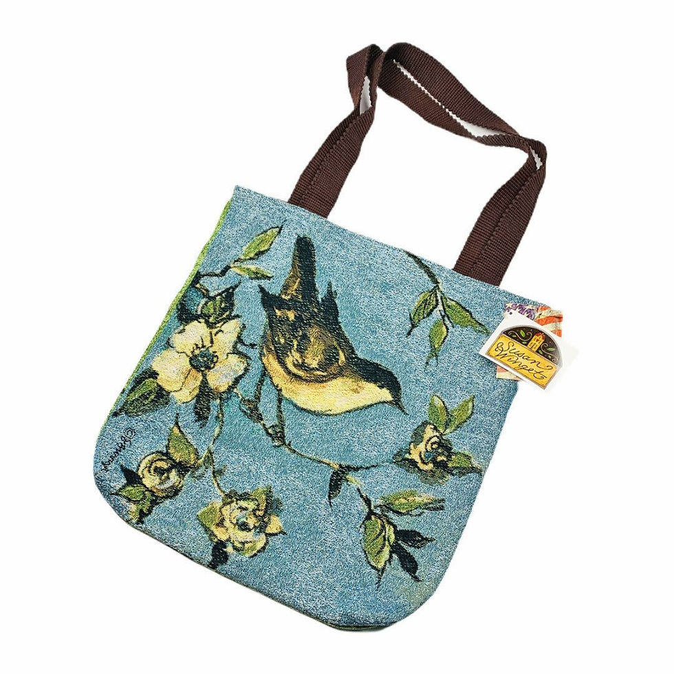 Morning Song Nature Birds Songbirds Tapestry Tote Bag ~ Artist, Susan Winget