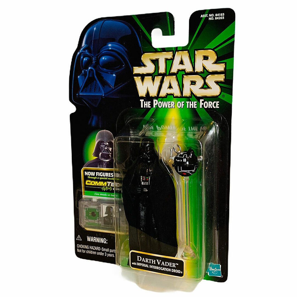 Star Wars Power of The Force Darth Vader w/Imperial Droid Commtech Vintage 1999