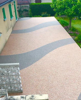 terrasse résine tapis marbre moquette pierre Pierre Langlois 71 professionnel