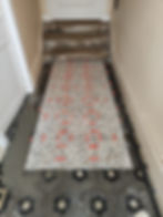 Changement carrelage couloir "terrazo" renov' gers appartement maison