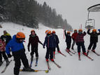 Sortie au ski classe CM2 ecole privée Saint Valérien Tournus 71