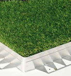 bordures t'courb alu herbe enrobe cailloux