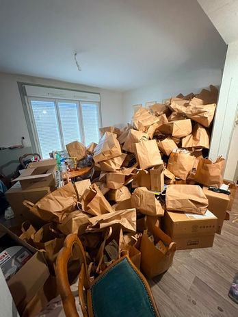 avant remise en état appartement chantier réalisé par un professionnel du débarras et nettoyage à Montceau-les-Mines 71300