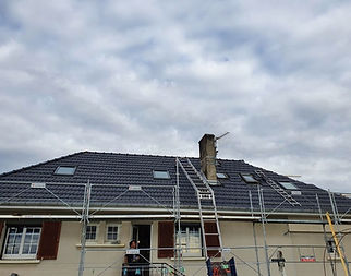 Réfection toit en tuiles �à Ciry le Noble
