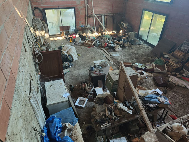 vide maison et hangar à Mirange 32300 par professionnel du débarras GV32