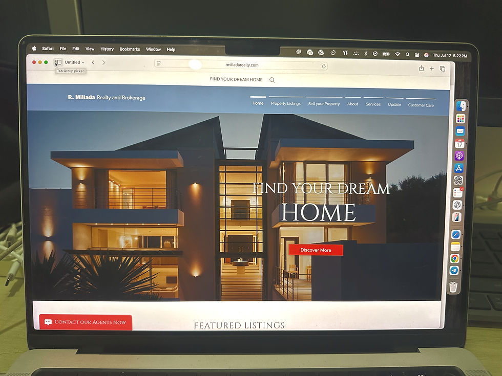 Approval of Website Layout and Sitemap