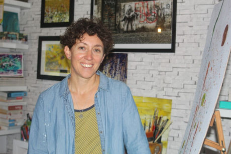 Près de Guingamp. Nadia Chéraud, praticienne en art thérapie, vient de s'installer.