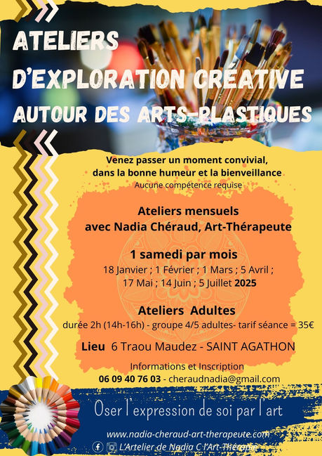 Nouveau calendrier des Ateliers 2025