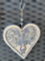 Thumbnail: Heart ceramic wall hanging