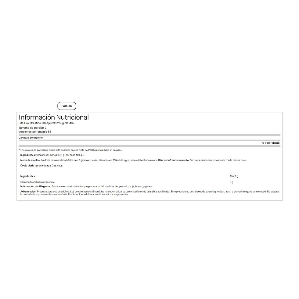 Miniatura: Life Pro Creatine Neutra