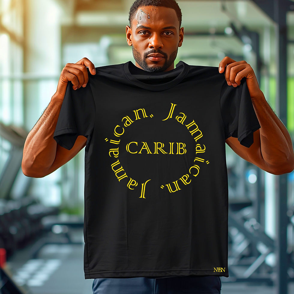 Thumbnail: Carib Jamaican full circled logo Men