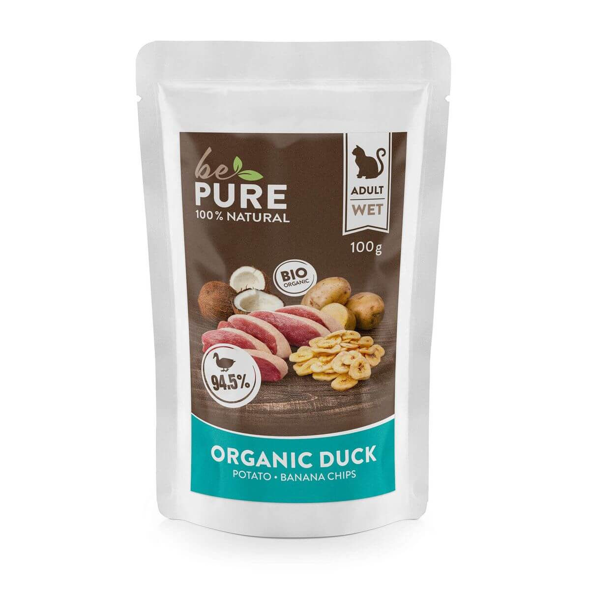 bePure Organic Duck Wet Food for Cats