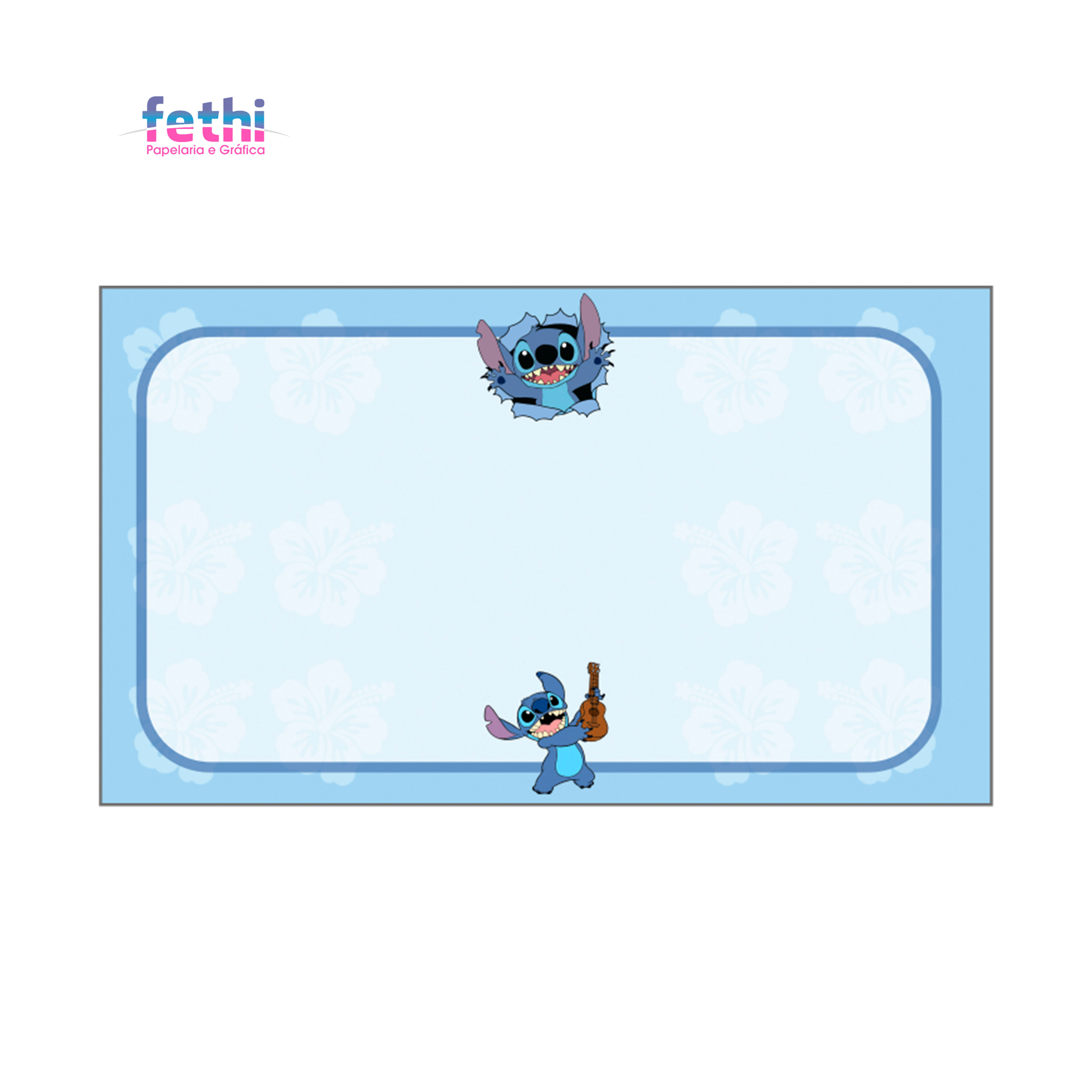 Kit Etiqueta escolar Stitch (125 unidades)