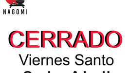 【Restaurante Nagomi(レストラン 和み)】セマナサンタ中の休業について