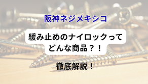 阪神ネジメキシコ：「緩み止めのナイロックってどんな商品？！」徹底解説！