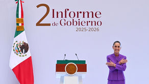 メキシコ　シェインバウム大統領、第2回政府報告を発表　治安改善や最低賃金154％上昇、経済・社会政策の成果を強調