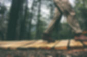 Man Walking i Nature