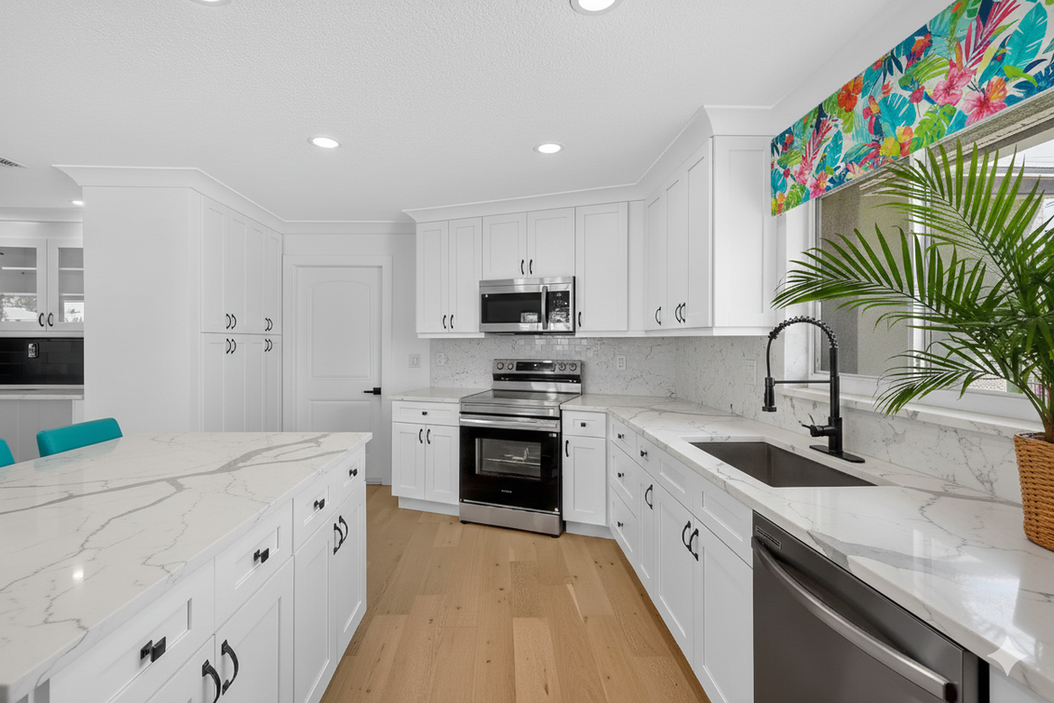 kitchen painting Miami interior walls smooth finish
