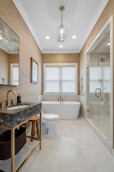 interior painting Miami bathroom wall smooth finish