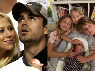 Enrique Iglesias y Anna Kournikova presentaron a su hijo recién nacido en una foto inédita