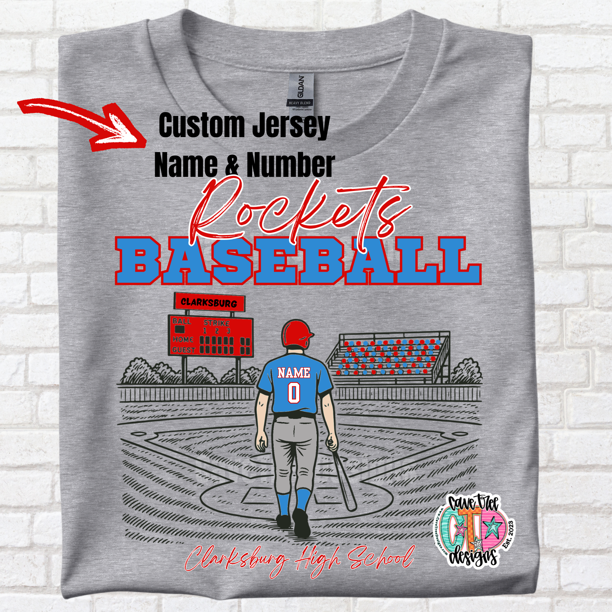 Baseball Field Player CHS Rockets