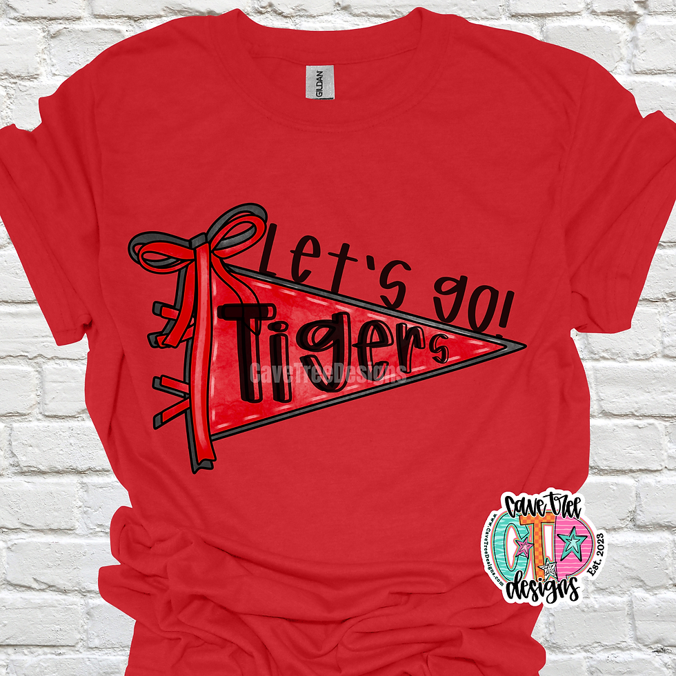 Thumbnail: Red Tigers Pennant Flag