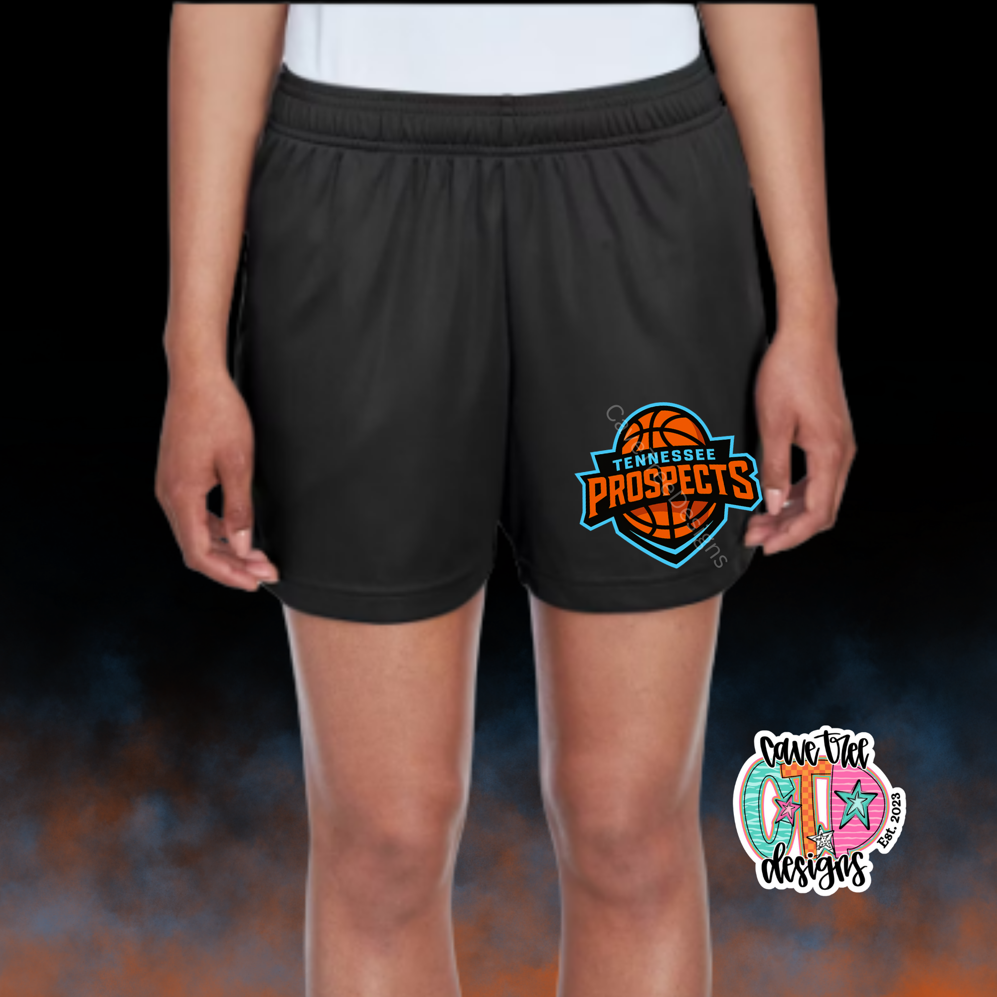 Prospects Basketball Blue Female Shorts