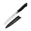 Miniature : 3 Piece Kitchen Knife Set With Matching Blade Guards, Black