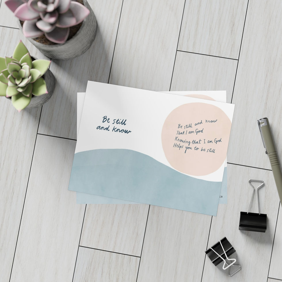 Thumbnail: Be Still and Know Encouragement Cards (Large)