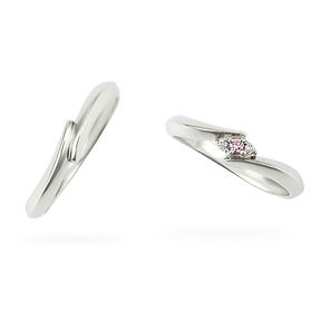 Pink Dolphin Diamond マリッジリング