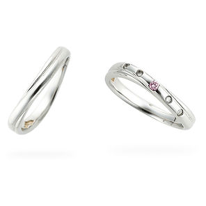 Pink Dolphin Diamond マリッジリング