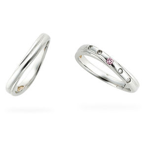 Pink Dolphin Diamond マリッジリング