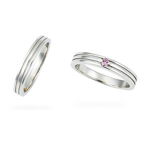 Pink Dolphin Diamond マリッジリング