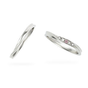 Pink Dolphin Diamond マリッジリング