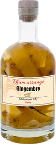 Bouteille de collection saveur gingembre