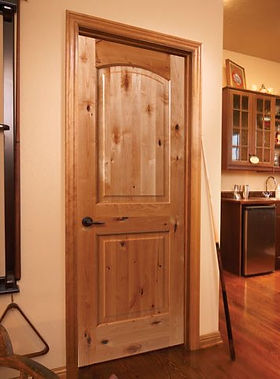 Knotty Alder Door