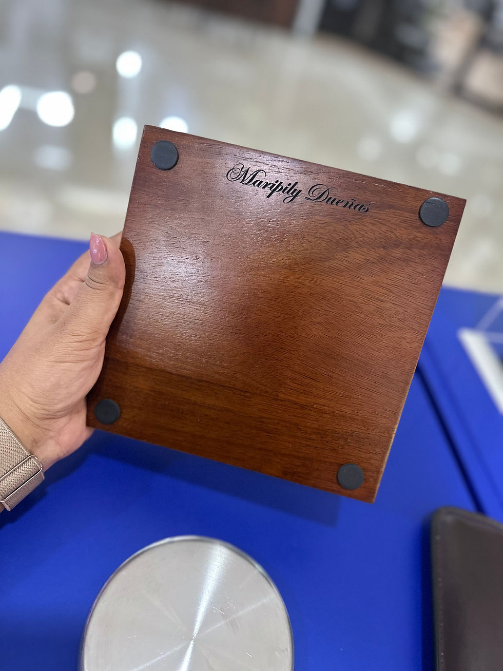 Miniatura: Wood Cigar Ashtray Large