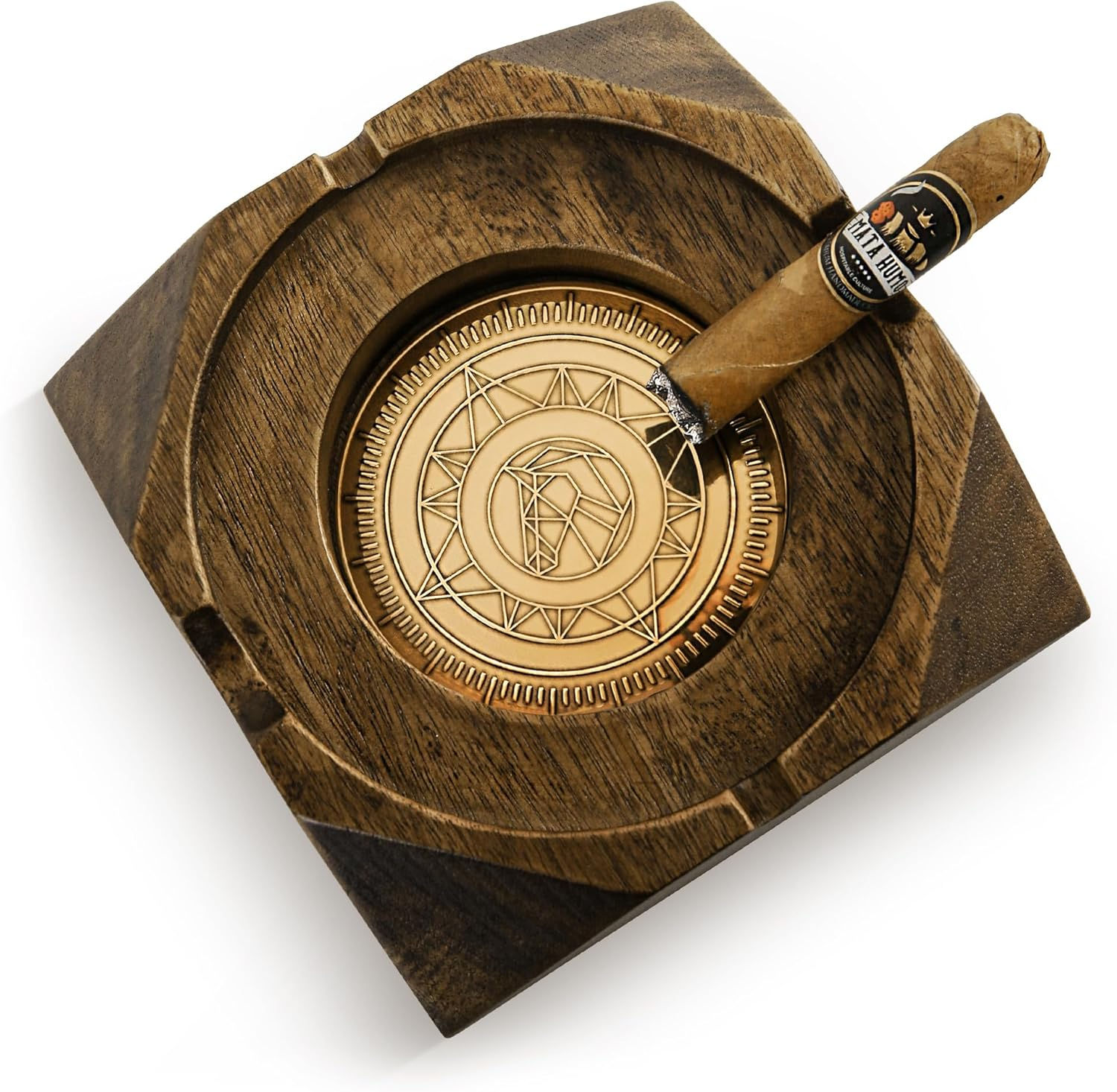 Wooden Cigar Ashtray