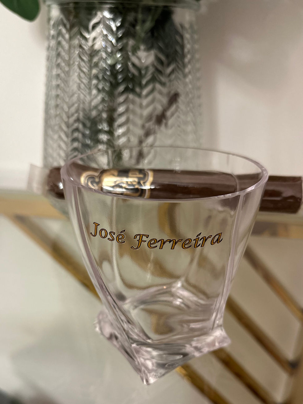 Miniatura: WHISKY GLASSES CRYSTAL OLD FASHIONED ROCK 10 OZ