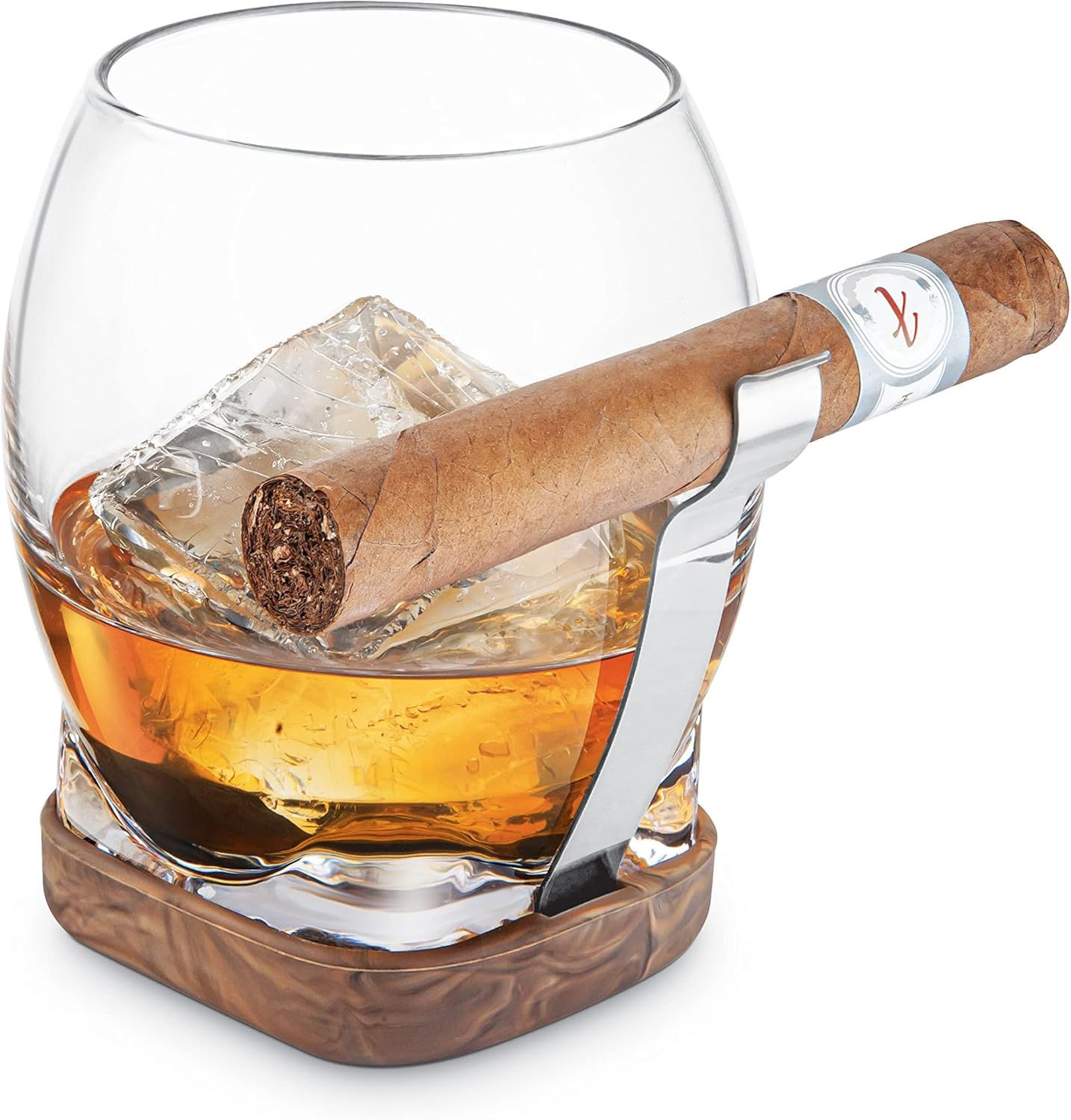 Final Touch Whiskey Cigar Glass
