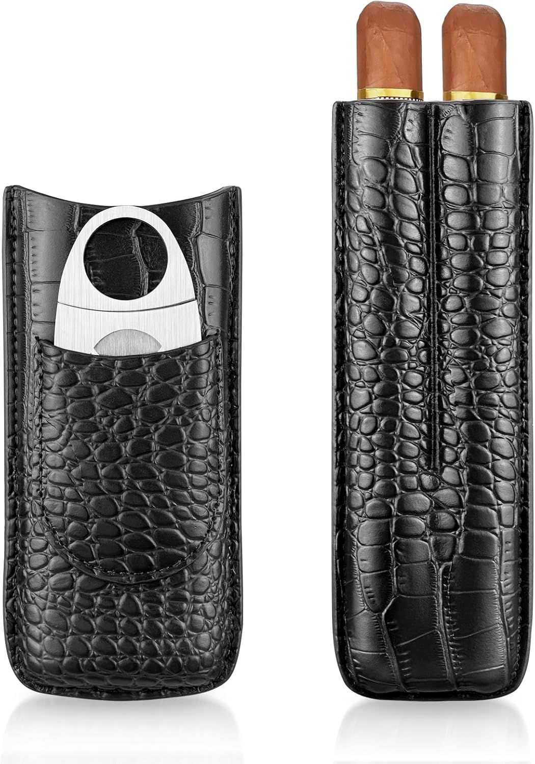 CIGAR CASE 2 CIGARS COCOBLACK