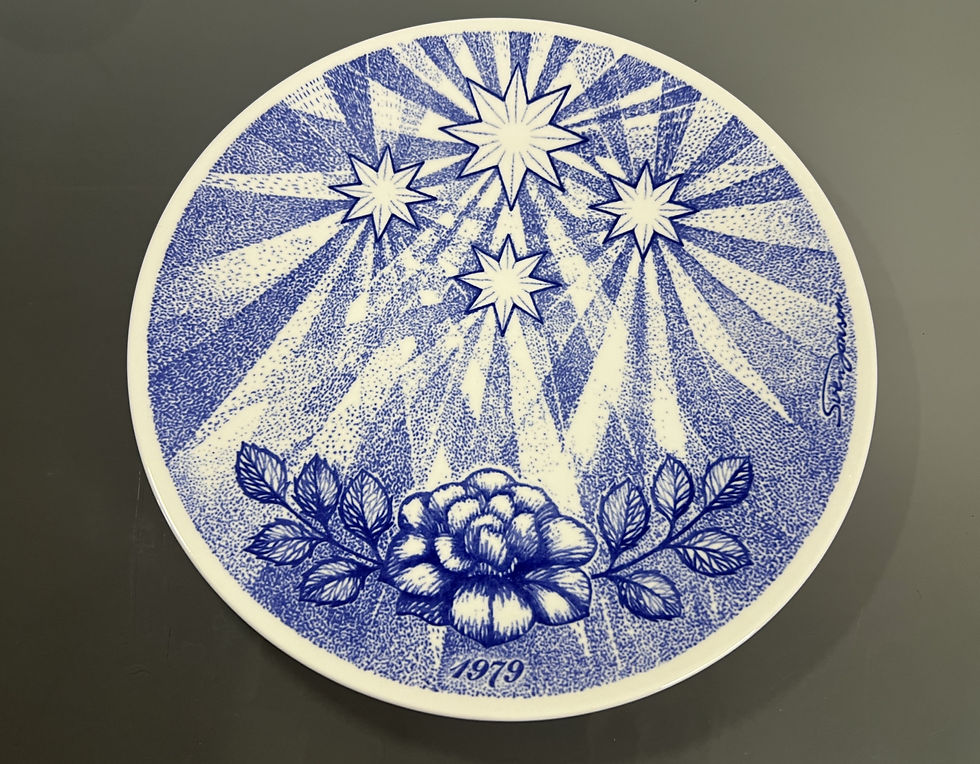 サムネイル： Gustavsberg Xmas Plate (Jultallrik) 1979 by Sven Jonson