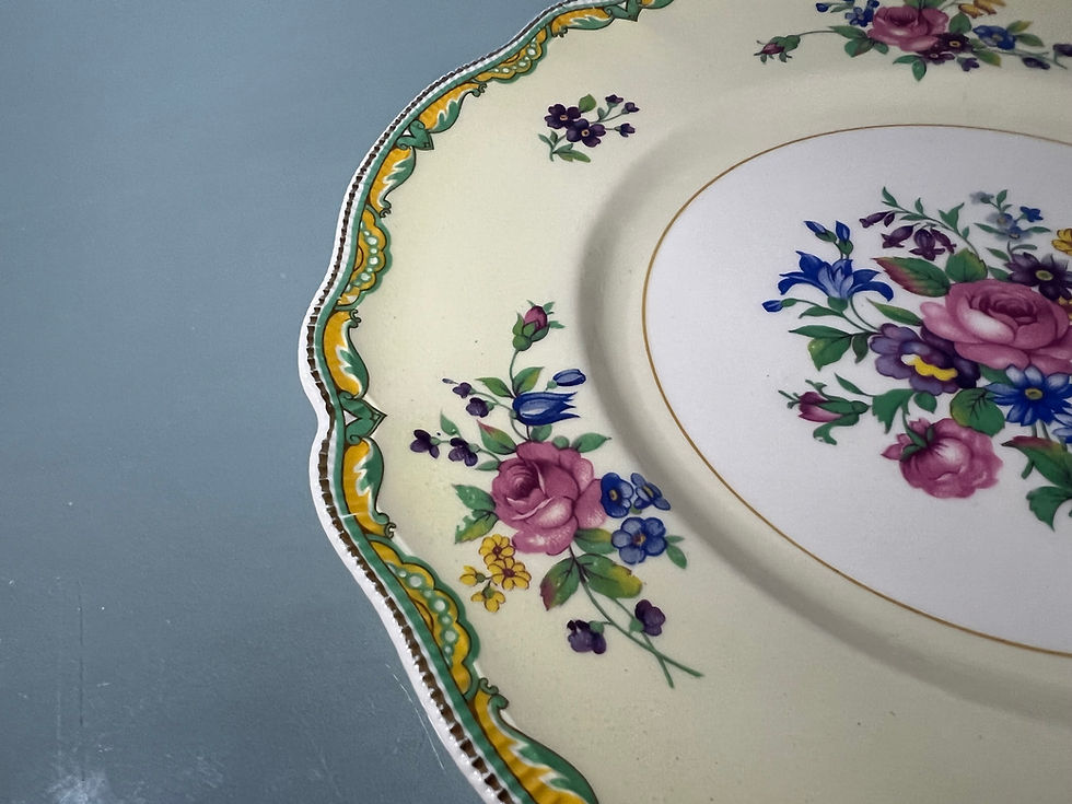 Thumbnail: Old Staffordshire, Summer, Dinner Plate by Johnson Bros England