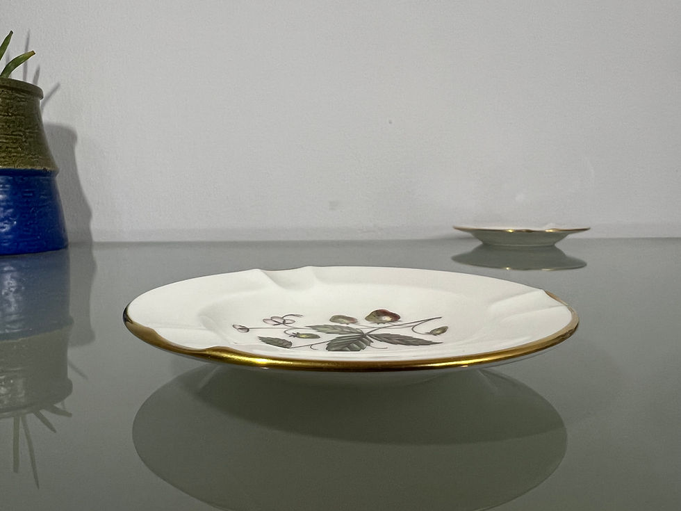 縮圖：Wedgwood, Strawberry Hill, Ashtray/Teabag dish, made in England