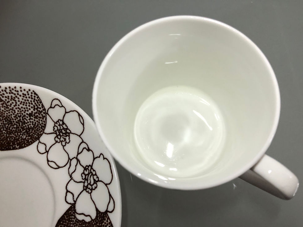 Thumbnail: Gustavsberg Emma Coffee Cup Set by Paul Hoff